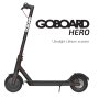 Goboard Hero - Ultralight Lithium Electric Scooter- Blk- 7.8AH Battery 25KM Range