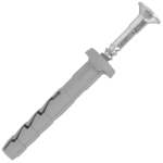 Pol Hammer-In Fixing 6X40MM+ Csk Head X4000 Per Box
