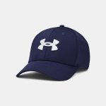 Under Armour Men's Blitzing Str Midnight Navy white Cap
