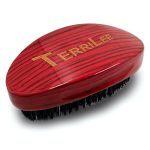 Premium Palm Wave Brush For Men 360 - Medium Hard Curved 360 Wave Hair Brushs - Made With Nature Beech & Nylon Boar Bristle
