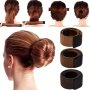 1PCS Sweet French Twist Donut Bun Maker For Women And Girls - Easy Diy Hairstyling Tool And Headwear