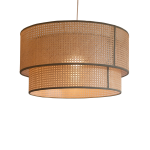 Candice Double Drum Pendant - Large - 70CM Dia X 52.5CM H