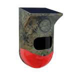 Camo Pir Outdoor Solar Sensor With Remote And Siren Alarm
