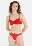 Tommy Hilfiger Thong Tommy Logo - Red white