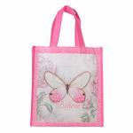 Christian Art Gifts Reusable Fashion Shopping Tote Bag For Women: Believe - Mark 9:23 Inspirational Bible Verse Non-woven Pink T