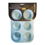 Silicone Cupcake Muffin Mould - Bakeware Pan - 6 Cups