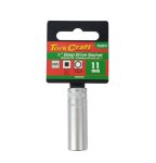 Tork Craft Socket 11MM 1 4" Deep Crv 12PT
