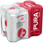 Soda Cranberry Flavoured Sparkling Drink 6 X 300ML
