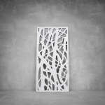 Wall Art D057 - 1040 X 535 X 20 Indoor Matt Silver No