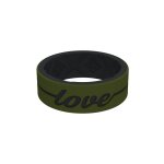 Eternal Love Silicone Rings - Khaki black 11