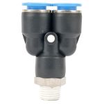 Aircraft - Pu Hose Fitting Y Joint 10MM-1 4 M - 2 Pack