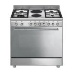 Smeg 90CM Stainless Steel Gas Electric Stove – SSA92MAX9