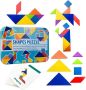 Sulfar Early Development Tangram Pattern Puzzles Set Wooden Puzzle Blocks
