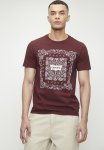 Levi's Graphic Crewneck Tee Headline Bandana Pr - Burgundy