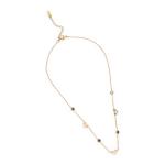 Goldair Gold Plated Heart & Two-tone Stone Pendant
