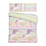 Always 3 PC Girls Comforter Set Rainbow Unicor