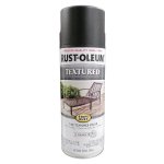 Rustoleum Textured Spray Paint Black 340G