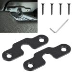 Supuse Sun Visor Repair Kit For Jeep Heavy Duty Stainless Steel Visor Clips Compatible With Jeep Wrangler Jk 2018 Jl 2018-2024
