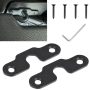 Supuse Sun Visor Repair Kit For Jeep Heavy Duty Stainless Steel Visor Clips Compatible With Jeep Wrangler Jk 2018 / Jl 2018-2024 / Gladiator Jt 2020