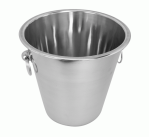 Wine Bucket With Rings Stainless Steel - 4L - 21CM X 21CM