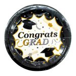 Congrats Grad Side Plate 10PCS - Factory Plaza
