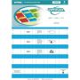 Opti Tabs Numeric A4 Pack 200 Blue X2