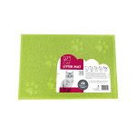 M-PETS Cat Litter Mat - Green