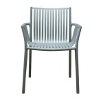 Reece Stackable Armchair Grey Blue Or White - White