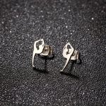 1 Pair Stainless Steel Gymnastics Dancer Stud Earrings For Women Dancer Sport Gymnast Ear Piercing Jewelry Accessories For Women
