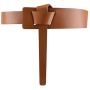 Simple Knotted Leather Belt Versatile Coat Sweater Belt