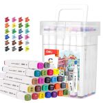 Sketch Marker Chisel And Bullet Tip 24 Colour Water Based – E70801-24