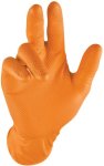 Non Slip Gloves Orange Large Synthetic Safety Gloves