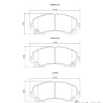Kbc Brake Pads Front For Infinity Q50 Nissan X-trail