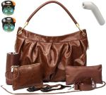 Newborn Baby Kit W Brown Nappy Changing Bag 6-18 Mnths Dummy Thermometer