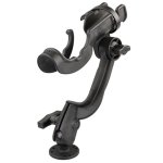RAM Rod Fishing Rod Holder With Revolution Ratchet socket Mount