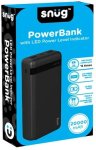 Snug 20000MAH LED2 Powerbank - Black
