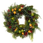 GREE N Wreath With Fruit 76X76X20CM