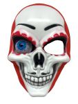 Crazy Eye Calavera Halloween Mask