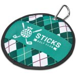 Pre-printed Sample Eagle Polyester Golf Ball Cleaner