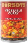Vegetable Curry 12 X 410G Vegetables
