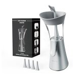 Manual Ear Wax Removal Kit - One-hand Control Ear Cleaner Tool Easy To Use Ear Irrigation Flushing System With Soft Silicone Tip
