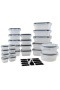 24-PIECE Airtight Stackable Storage Containers For Kitchen & Meal Prep