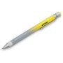 Ballpoint Pen With Integrated Mini-tools Construction Grey/yellow