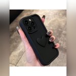 Apple Phone Case Black High Bamboo Black Love