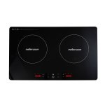 Mellerware Induction Cooker Double Glass Black 3000W Capri