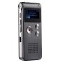 SK-012 8GB Voice Recorder USB Professional Dictaphone Digital Audio With Wav MP3 Player Var Function Record Grey