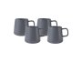 Maxwell & Williams Blend Sala Latte Mug Set Of 4 Charcoal