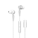 Yookie YTL-15 Wired Earphones Type-c – Black metal