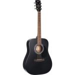 AD810 Acoustic Guitar Black Satin