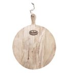 Large Round Serving Board With Handle